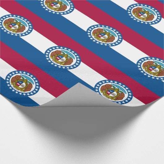vlag van de staat Missouri Cadeaupapier (Hoek)