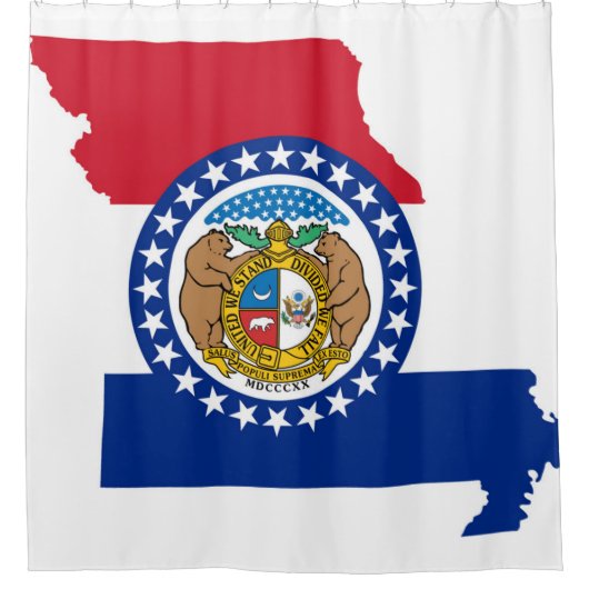 vlag van de staat Missouri Douchegordijn (Voorkant)