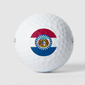 vlag van de staat Missouri Golfballen (Voorkant)