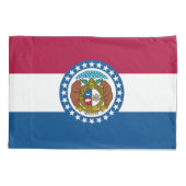 vlag van de staat Missouri Kussensloop (Achterkant)