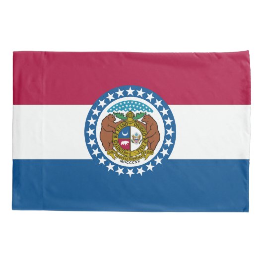 vlag van de staat Missouri Kussensloop (Achterkant)
