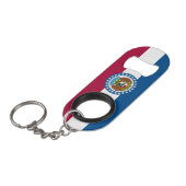 vlag van de staat Missouri Mini Flessenopener (Voorkant Gekanteld)