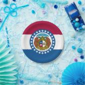 vlag van de staat Missouri Papieren Bordje (Feest)