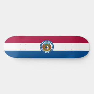 vlag van de staat Missouri Persoonlijk Skateboard