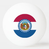 vlag van de staat Missouri Pingpongbal (Voorkant)