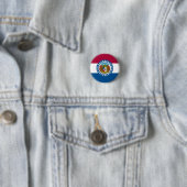 vlag van de staat Missouri Ronde Button 3,2 Cm (In situ)