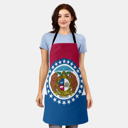 vlag van de staat Missouri Schort (Gedragen)