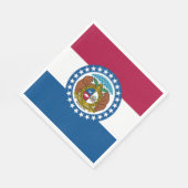 vlag van de staat Missouri Servet (Hoek)