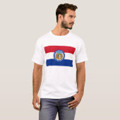 vlag van de staat Missouri T-shirt (Voorkant volledig)