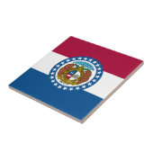 vlag van de staat Missouri Tegeltje (Zijkant)
