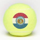 vlag van de staat Missouri Tennisballen (Voorkant)