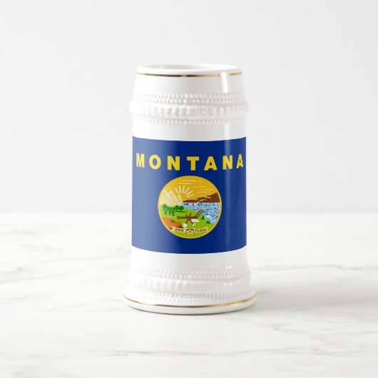 vlag van de staat Montana Bierpul (Center)