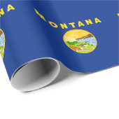 vlag van de staat Montana Cadeaupapier (Rol Hoek)