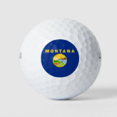vlag van de staat Montana Golfballen (Voorkant)