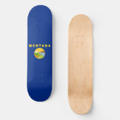 vlag van de staat Montana Persoonlijk Skateboard (Voorkant)
