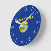 vlag van de staat Montana Ronde Klok (Hoek)