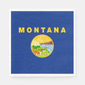 vlag van de staat Montana Servet (Voorkant)