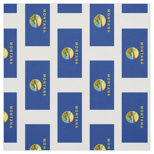 vlag van de staat Montana Stof (Swatch)