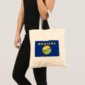 vlag van de staat Montana Tote Bag (Voorkant (product))