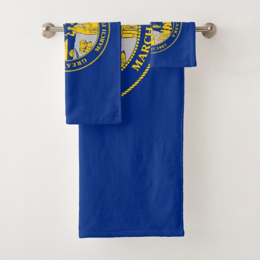 Vlag van de staat Nebraska Bad Handdoek (Insitu)