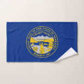 Vlag van de staat Nebraska Bad Handdoek (Handdoek)