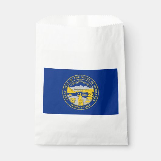 Vlag van de staat Nebraska Bedankzakje (Voorkant)