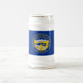 vlag van de staat Nebraska Bierpul (Center)