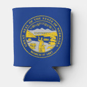 vlag van de staat Nebraska Blikjeskoeler (Achterkant)