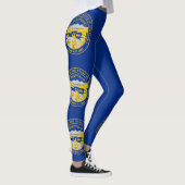 vlag van de staat Nebraska Leggings (Rechts)