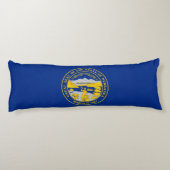 vlag van de staat Nebraska Lichaamskussen (Achterkant)