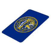 vlag van de staat Nebraska Magneet (Linkerzijde)