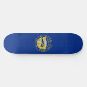 vlag van de staat Nebraska Persoonlijk Skateboard (Horizontaal)