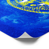 vlag van de staat Nebraska Poster (Hoek)