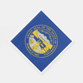 vlag van de staat Nebraska Servet (Hoek)