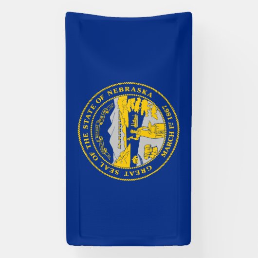 vlag van de staat Nebraska Spandoek (Verticaal)