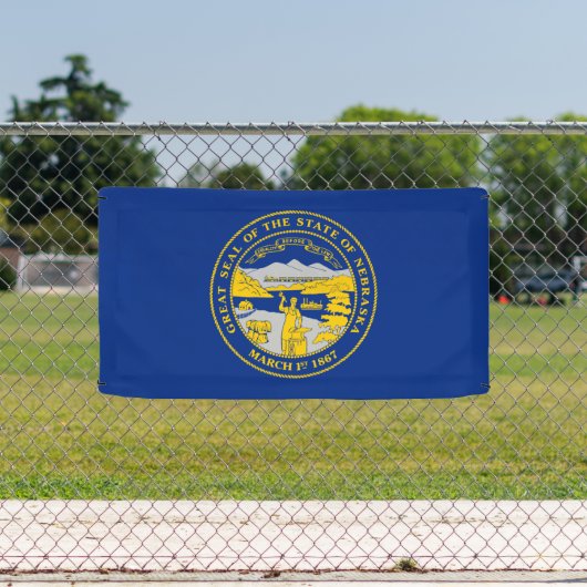 vlag van de staat Nebraska Spandoek (Insitu)
