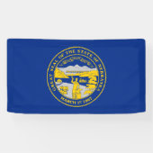 vlag van de staat Nebraska Spandoek (Horizontaal)