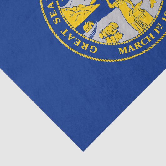 vlag van de staat Nebraska Tissuepapier (Detail)