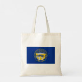vlag van de staat Nebraska Tote Bag (Achterkant)