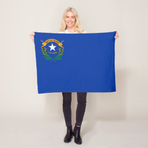 Vlag van de staat Nevada Fleece Deken