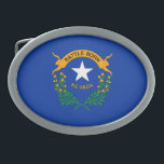 Vlag van de staat Nevada Gesp<br><div class="desc">Patriotic Nevada staatsvlag.</div>