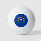 Vlag van de staat Nevada Golfballen (Voorkant)