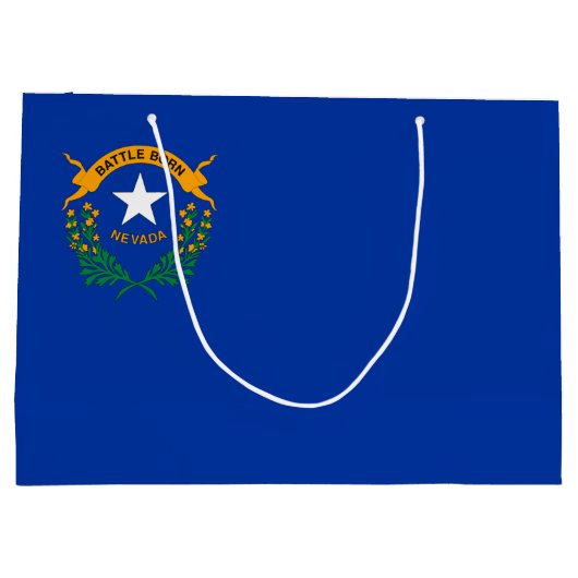 Vlag van de staat Nevada Groot Cadeauzakje (Achterkant)