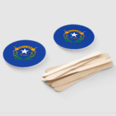 Vlag van de staat Nevada Handwaaier (Niet-gemonteerd)