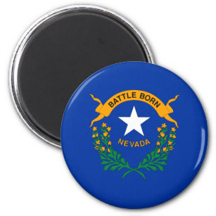Vlag van de staat Nevada Magneet