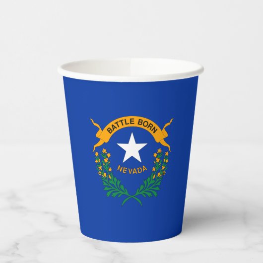 Vlag van de staat Nevada Papieren Bekers (Links)