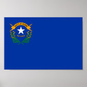 Vlag van de staat Nevada Poster (Voorkant)
