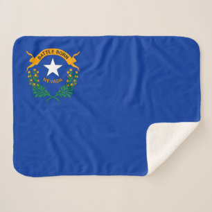 Vlag van de staat Nevada Sherpa Deken