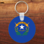 Vlag van de staat Nevada Sleutelhanger (Voorkant)