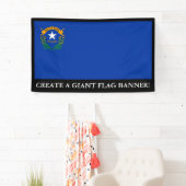 Vlag van de staat Nevada Spandoek (Insitu)